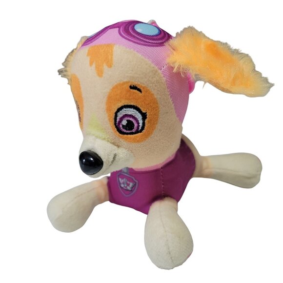 Nickelodeon Paw Patrol Skye Plush Clip On Backpack Coin Purse Stuffed Animal - Picture 2 of 8